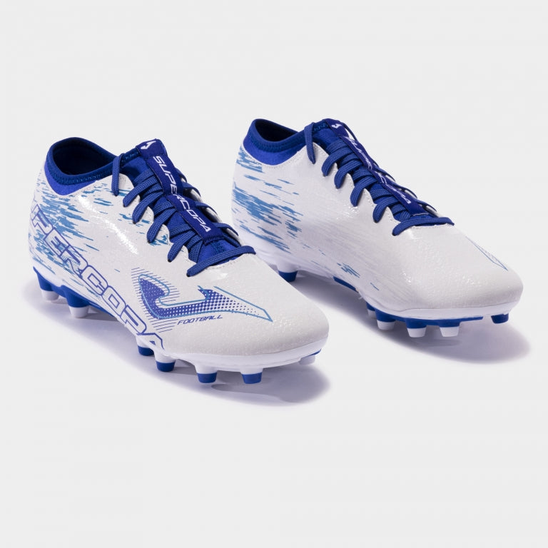 Joma SUPERCOPA 2302 WHITE ROYAL FIRM GROUND