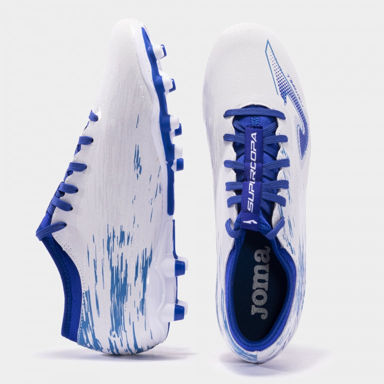 Joma SUPERCOPA 2302 WHITE ROYAL FIRM GROUND