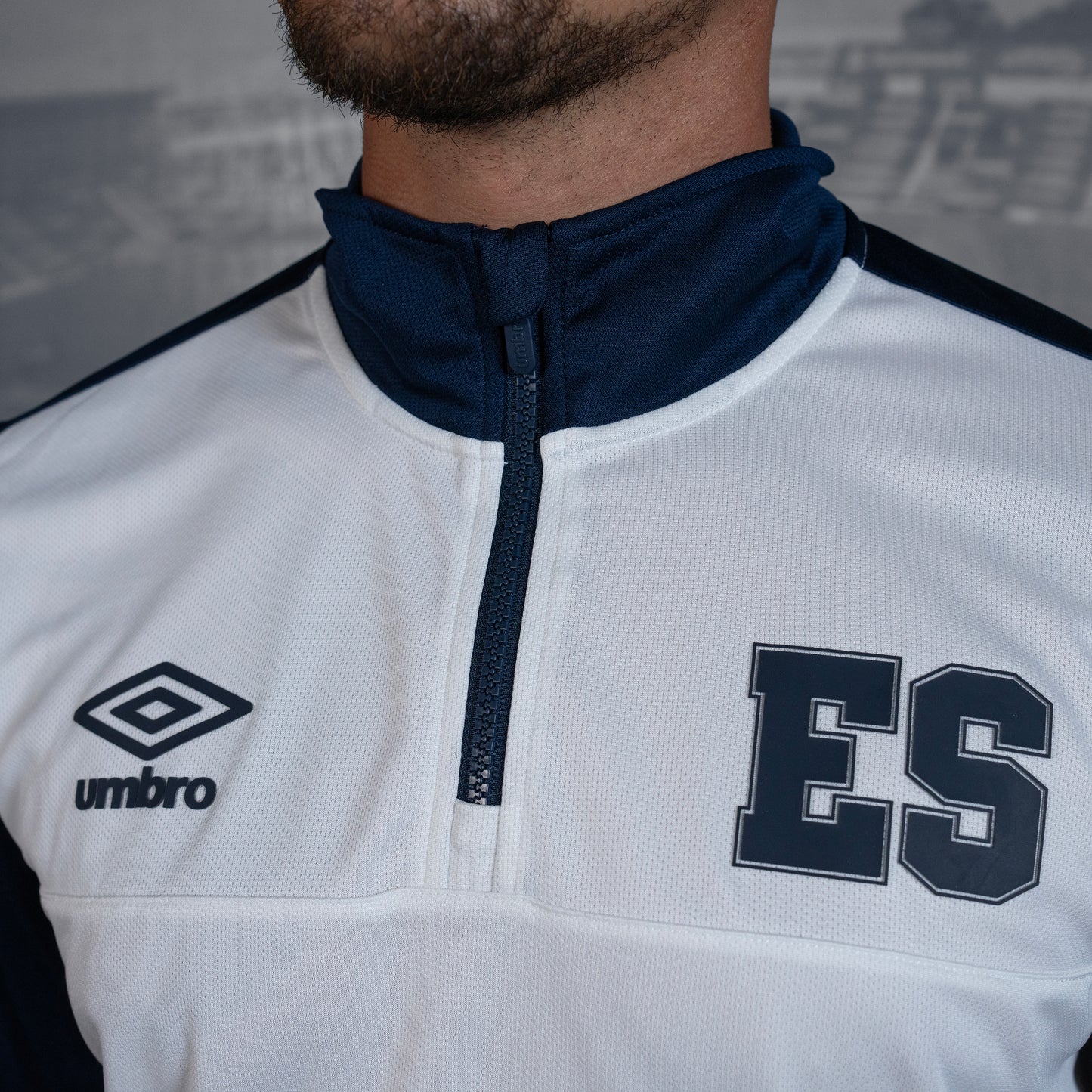Umbro 24/25 EL SALVADOR MENS 1/4 Zipper Jacket