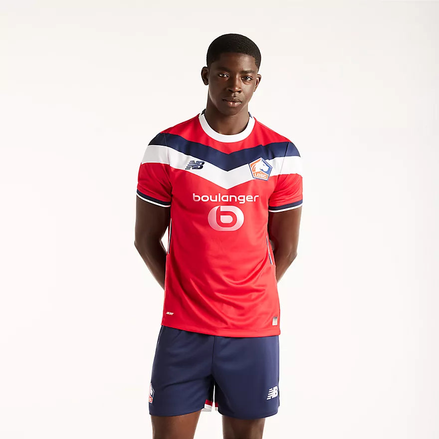 New Balance LOSC Lille 26/27 Authentic Home Short Sleeve Jersey