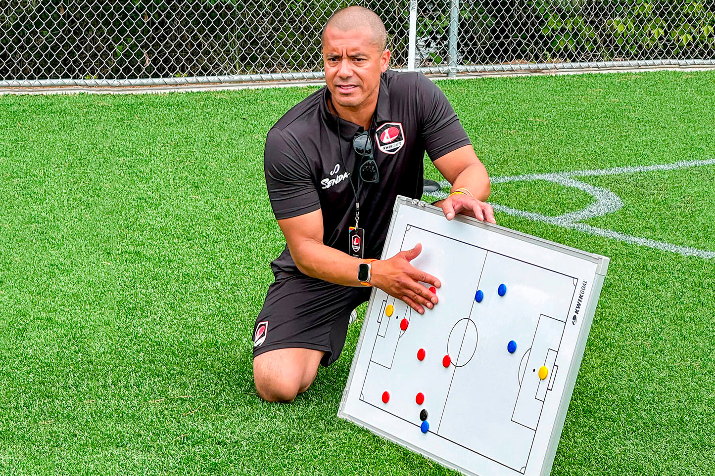Training Equipment - Kwik Goal Magnetic Soccer Tactic/Coach board